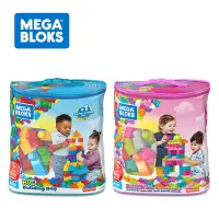 在飛比找Yahoo奇摩購物中心優惠-奇哥 MEGA BLOKS 費雪美高 80片積木袋(2色選擇