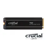 美光 MICRON CRUCIAL T500 2TB 含散熱片 PCIE NVME M.2 SSD CT2000T500SSD5