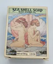 Crabtree & Evelyn Sea Shell Soap with Jojoba Oil in box 1.9 oz Made in USA 1978