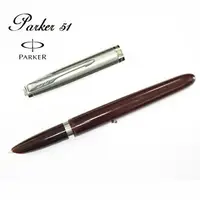 在飛比找樂天市場購物網優惠-派克 PARKER 51復刻版 鋼筆紅桿銀蓋 加贈派克鋼筆墨