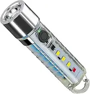 Keychain Torch - 6 Mode Flashlight Keychain | Ultra Bright Pocket Flashlig -ht | Stables Keyring Flash Accessories Camping Outdoor Gear for Walking Backpacking Climbing