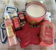 Disney Bath & Body Works Moana Set Candle Purse Diamond Mist