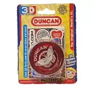 Rare 2012 DUNCAN 3D BUTTERFLY YO-YO Red + Glasses & Stickers NEW IN PACKAGE