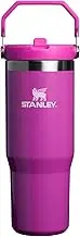 Stanley IceFlow Flip Straw Tumbler with Handle 30 oz | Twist On Lid and Flip Up Straw | Leak Resistant Water Bottle | Insulated Stainless Steel | BPA-Free | Punch Shimmer