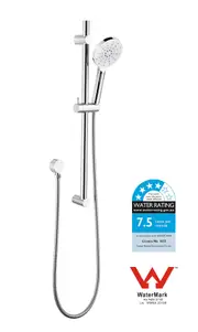 Round Shower Set with Adjustable Rail [44-SH2003]