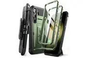 For Samsung Galaxy S24 Plus Ub Pro Heavy Duty Rugged Case With Built-In Screen Protector & Kickstand & Belt-Clip