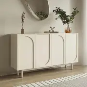 Felicia White Buffet Sideboard Cabinet/Sideboard/Hallway Table/Minimalist