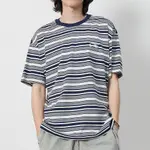 NIKE NK SB TEE M90 STRIPE SP24 男款 藍條紋 落肩 運動 上衣 短袖 FQ3712-410