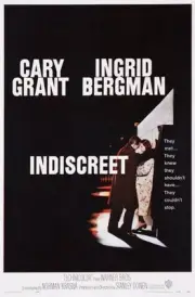 Indiscreet poster Cary Grant Ingrid Bergman 1958 Old Film Movie Photo