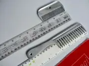 Handmade Finish_2 x FARRIER Horse Grooming Aluminium Metal Tail Mane Comb