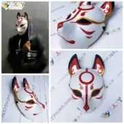 Kitsune Fox Fox Kabuki Noh Theater Mask Wooden Mask Cosplay Japanese Anime 02