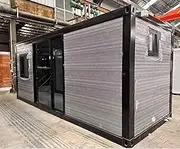 Portable Container Tiny House. Prefab 20ft Home with Bathroom. Container Movable House .Can be Used as a Warehouse, Office, Storage and Guest House.with Luxury Bathroom & Shower