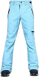 [Haitpant] Women Outdoor Camping Hiking Sports Ski Pants Windproof Warm Snow Trousers Winter Ski Snowboard Pants