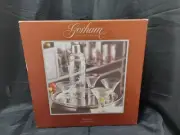 GORHAM HOLIDAY TRADITION 6 PIECE MARTINI / COCKTAIL SET - GLASSES SHAKER & TRAY