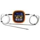 Digital Meat Temperature Thermometer Probe Timer Mode Waterproof for Grilling