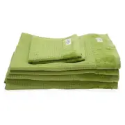 100% Cotton Onkaparinga Mossman Quick Dry 6 Piece Towel Pack Tarragon