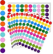 SPEACOUR Adhesive dots, Multi-Coloured