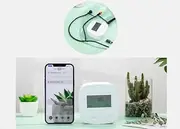 WiFi Au ATIC Watering System for Indoor Potted Pl, DIY Drip Irrigation Kit Remotely Control Auto/M l/Delay Watering Mode via APP, Au ATIC Self-Watering Irrigation System White Without Solar Panels