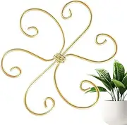Rukjmqi Stem Supports for Indoor Plants,Iron Adjustable Reusable Plant Support | Anti-Lodging Sturdy Garden Trellises for Garden Outdoor Greenhouse Rosebud