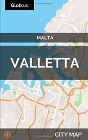 VALLETTA , MALTA - CITY MAP By Jason Patrick Bates **BRAND NEW**