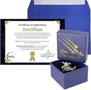Makai Genuine Meteorite Shooting Star with Certificate of Authenticity Gift Card Box Personalised Card with Dedication
