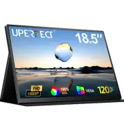 UPERFECT 18.5” 2K Portable Monitor 120Hz HDMI Type C FreeSync Gaming Monitor