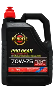 Penrite Pro Gear Full Synthetic Transaxle & Gearbox Oil 2.5L70w75 PROG70750025