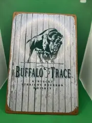 Buffalo Trace Bourbon Whiskey- Metal Sign for Bar/Man Cave/Garage/Game Room