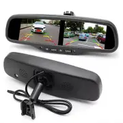 4.3'' Dual Screen Rear View Monitor Mirror 4CH HD TFT LCD Screen Universal (for: Fiat)