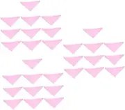 [OATIPHO] 3sets Chiffon Scarves Drapey Face Silk Shawls Bright Luster for Summer 10pcs*3