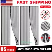 Magnetica Cortina antiinsectos de malla para mosquitos De 39"x82" Manos Libres