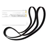 A/C & P/S & Alt & Water Pump Drive Belt for Kia Spectra 1.8L 4cyl FB TE