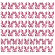 50pcs Manicure Decors Removable Diy Colorful Rabbit Nail Charms Phone Case