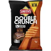 Smiths Double Crunch Ultimate BBQ Ribs Potato Chips Pack 150g
