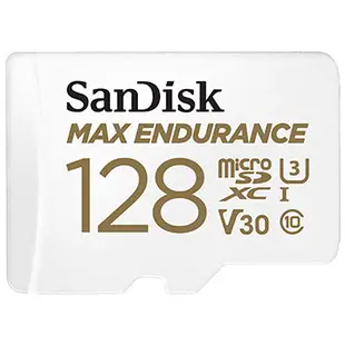 SanDisk 128GB 128G microSDXC【Max Endurance】microSD SD V30 U3 4K C10 錄影記憶卡