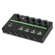 4 Channel Audio Mixer Microphone Low-noise Mono Stereo Line Mixer LINE/MIC Y3Y3