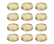 Stainless Steel Replacement Lids for Mason Jars Canning Preserving Jar Lids for Sprouting Jars Jam Jars