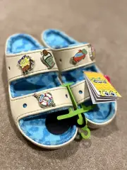 Crocs x SpongeBob Classic Cozzzy Terry Sandal Goo Lagoon - US Men's Size 12