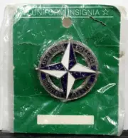 NATO Defense College NDC Full Color Insignia Badge Pin
