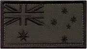 LEGEEON Olive Drab OD Australia Flag Green Morale Tactical Tab Badge Army Gear Embroidery Hook-and-Loop Patch