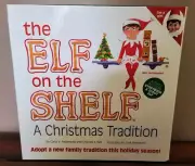 The Elf On the Shelf Christmas Tradition Book and Girl Doll with Blue Eyes