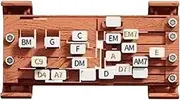 Guitar Chord Trainer, Guitar Starter Learning Tool, Guitar Aid Assisted Tool, Guitar Teaching Practice Aid, Guitar Aid Chords Trainer Practical Teaching Tool, Easy To Use, Portable for Family Adults