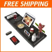 Exquisite Bamboo Bathtub Organizer Tray with Free Soap Dish - Perfect Gift