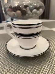 Lenox Kate Spade Pinneys Beach Cup & Nag's Head Saucer - Set of 4