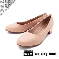 在飛比找PChome24h購物優惠-WALKING ZONE SUPER WOMAN系列 圓頭素