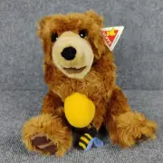 Dakin Bear Puppet Plush Honey Bee Stuffed Animal Vintage Toy New Educational 12"