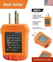 Versatile Electrical Outlet Tester - Safe & Durable Testing for All Conditions