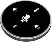 SWOOMEY Round Desktop Microphone Versatile All Directional Microphone for Video Conferencing Gaming and Online Meetings Compact Design with Intelligent Noise Reduction Computer