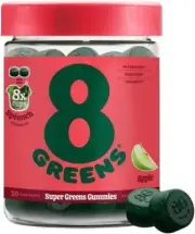 8Greens Daily Greens Gummies - uperfood Booster,Energy Immune Support 50 Count