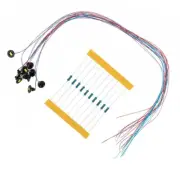 Painted Lights 20pcs HO Scale Layouts OO / HO Scale Street Light Warm White